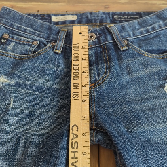 AG Adriano Goldschmied Tomboy Boyfriend Fit  Distressed Jeans  - Picture 8 of 12